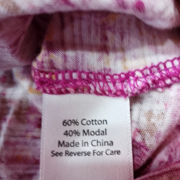 Blue Sol Boho Print Long Sleeve T-Shirt - Picture 3 of 4